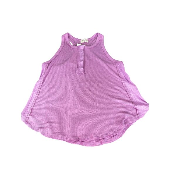 Summer Soulmates Button Tank Top S Lilac By Bella Ella Boutique - Picture 4 of 13